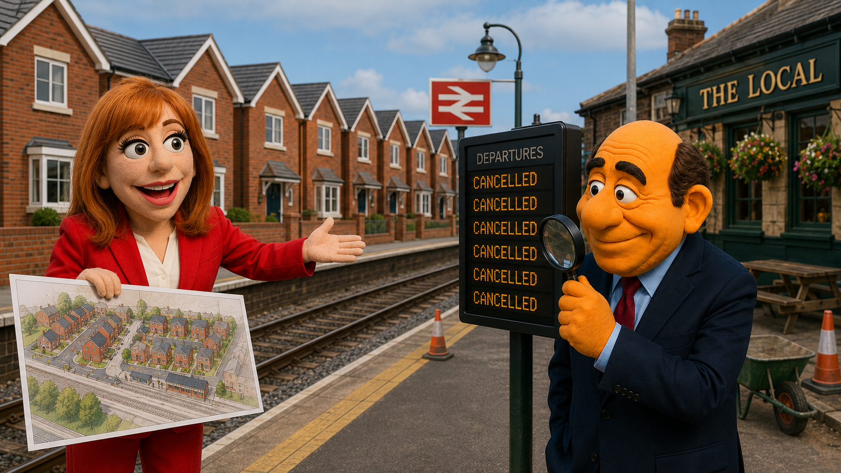 Labour Will Build Homes Beside Stations. Trains Remain Optional