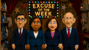 THE WEEK IN EXCUSES: The Money Was Essential Until I Controlled It